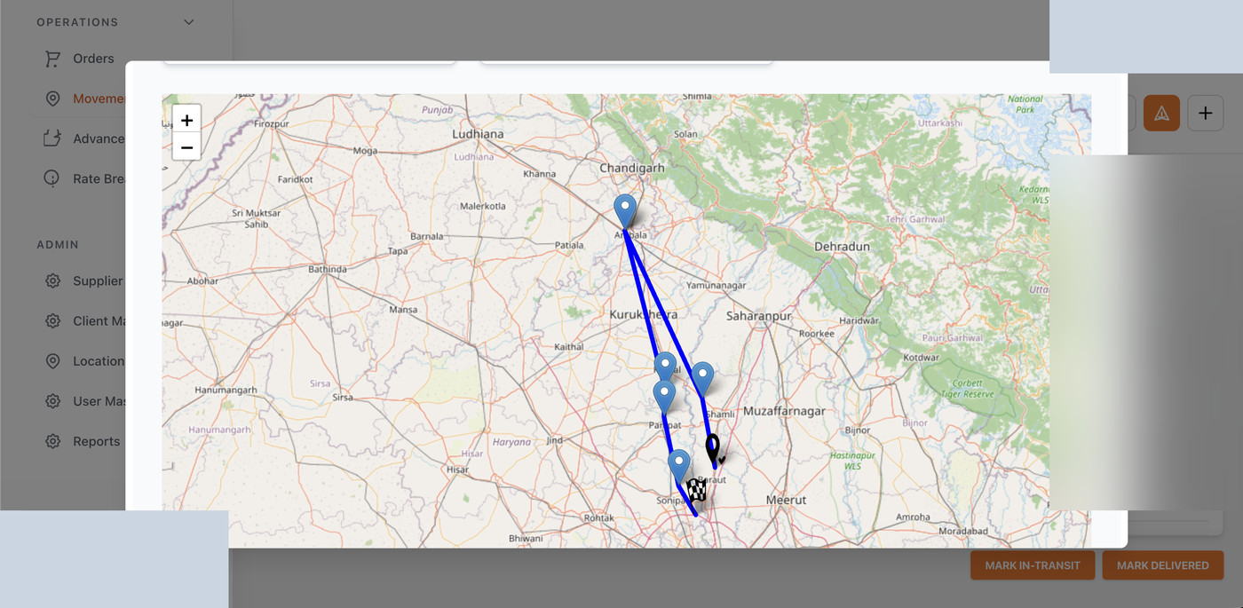 Live Map Tracking